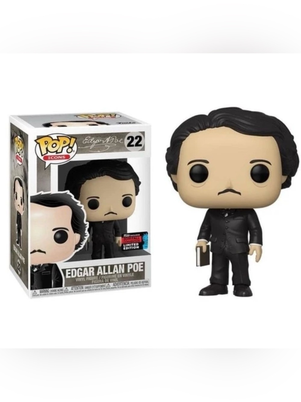 Edgar Allan Poe Funko Pop #22 and Pillow